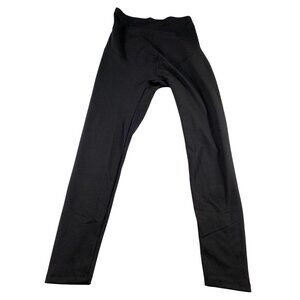Black Maternity Leggings Medium High Waist Stretchy Polyester & Spandex NWOT